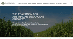 Desktop Screenshot of canegrowers.com.au